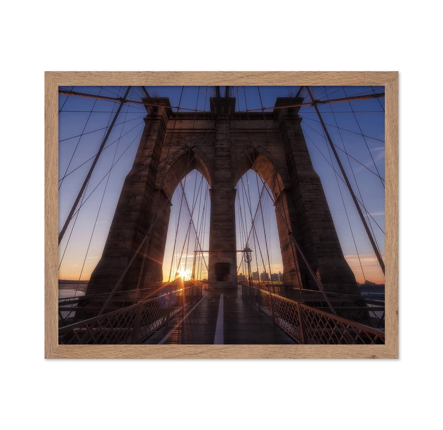 Sunrise At Brooklyn Bridge