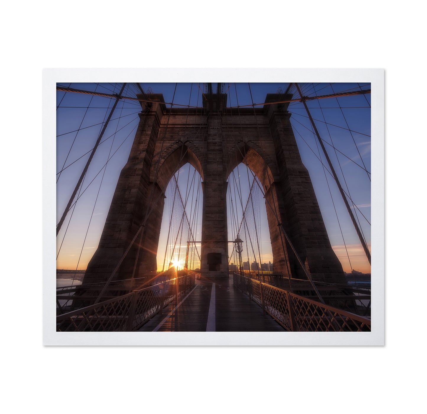 Sunrise At Brooklyn Bridge