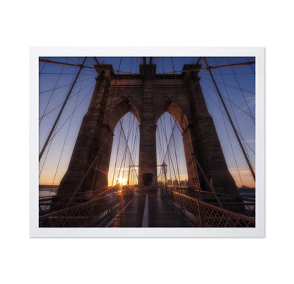 Sunrise At Brooklyn Bridge
