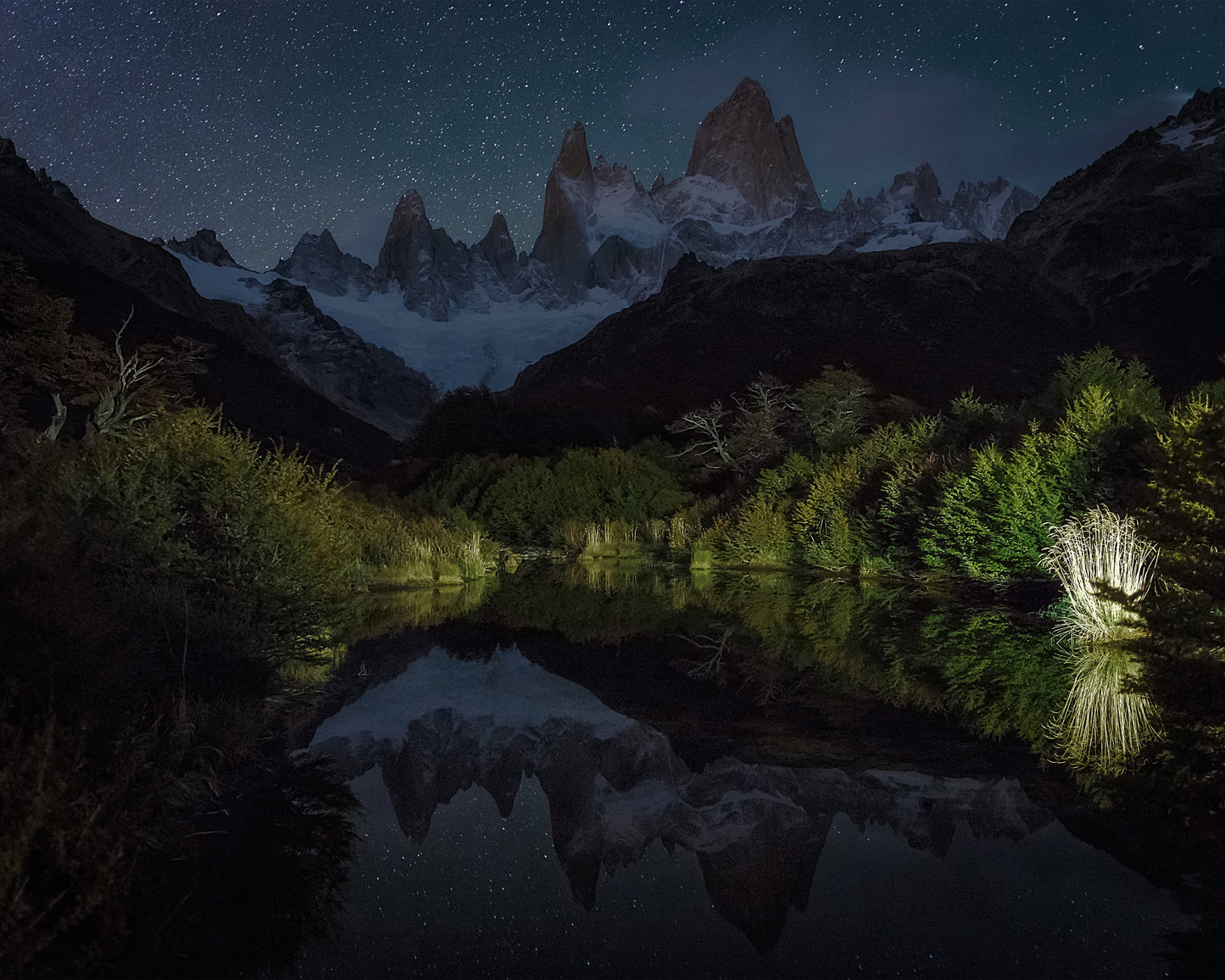 Night Time Over Fitz Roy