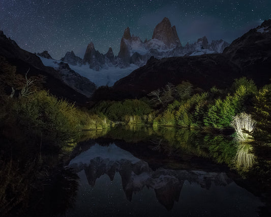 Night Time Over Fitz Roy