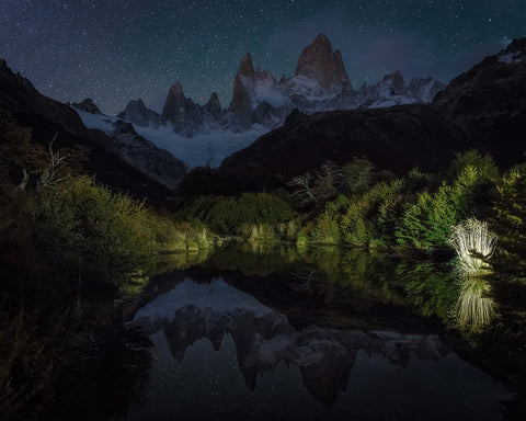 Night Time Over Fitz Roy