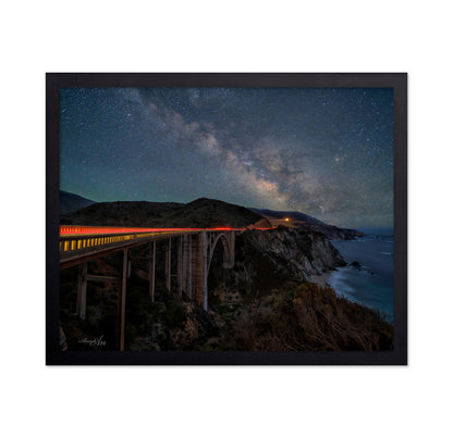 Bixby Creek Bridge At Night