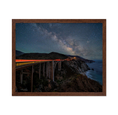 Bixby Creek Bridge At Night