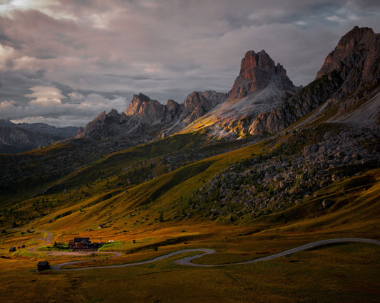 Breathtaking Sunset at Giau Pass