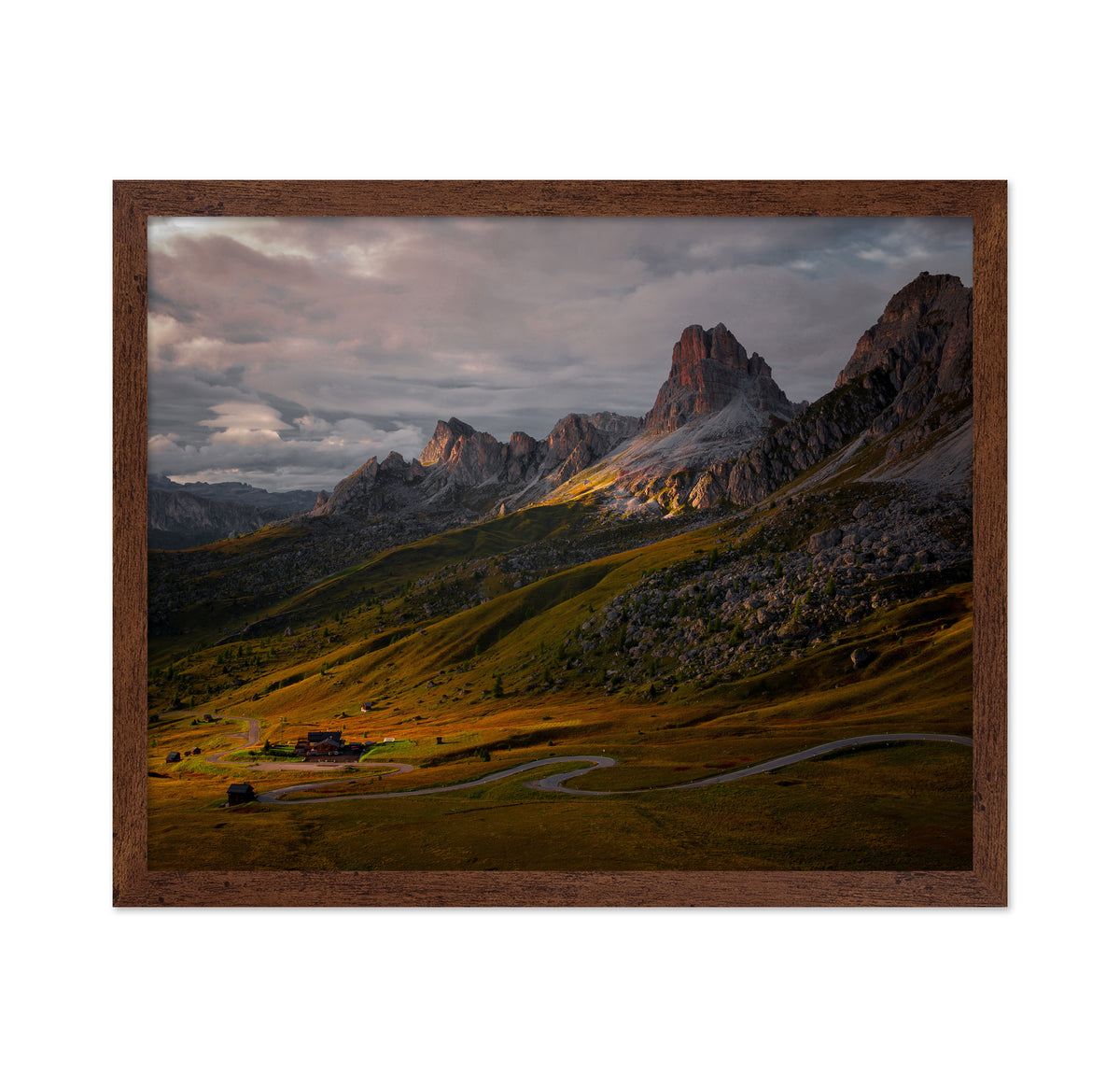 Breathtaking Sunset at Giau Pass
