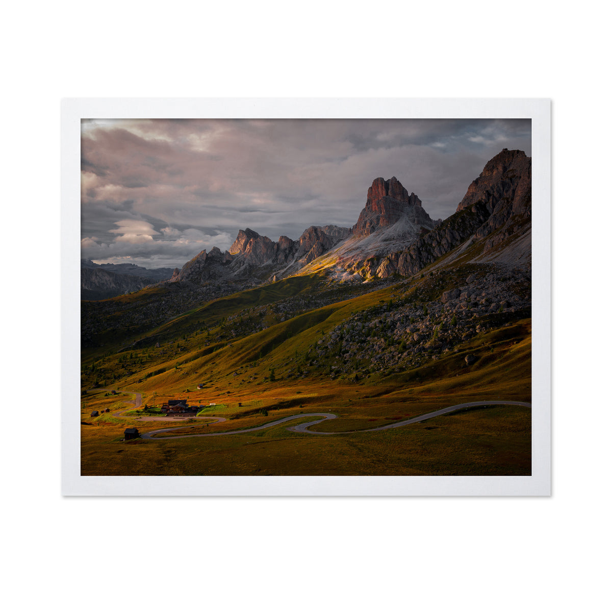Breathtaking Sunset at Giau Pass