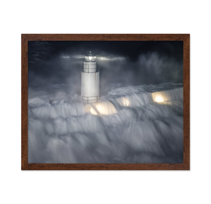 The Lighthouse in the Stormy Night