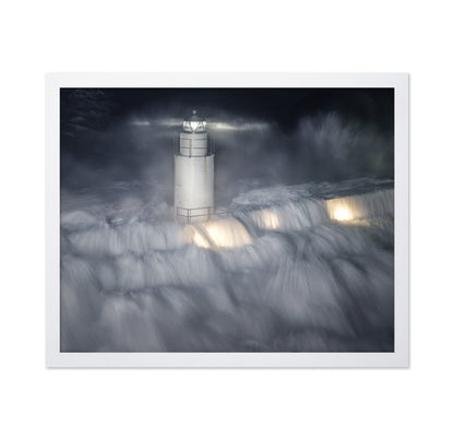The Lighthouse in the Stormy Night