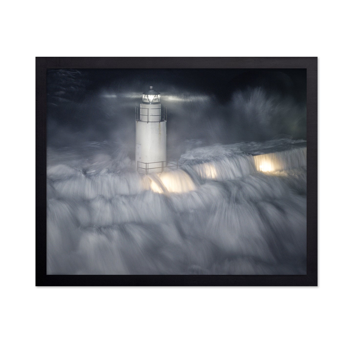 The Lighthouse in the Stormy Night