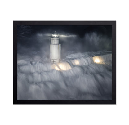 The Lighthouse in the Stormy Night