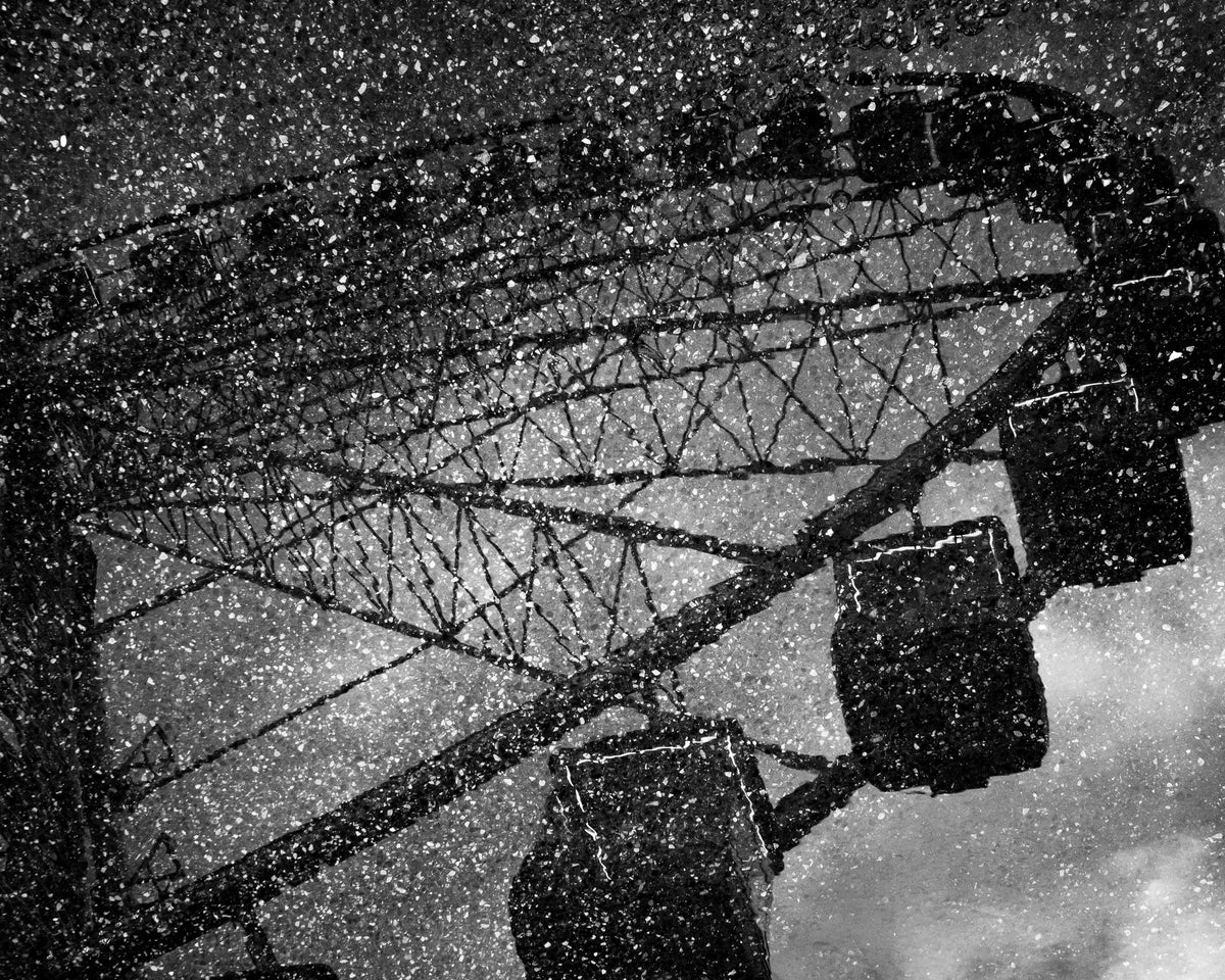 Ferris Wheel in Snowstorm