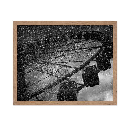 Ferris Wheel in Snowstorm