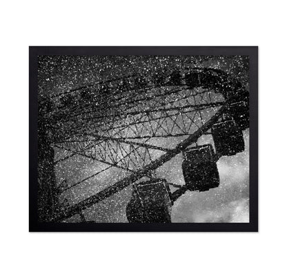 Ferris Wheel in Snowstorm