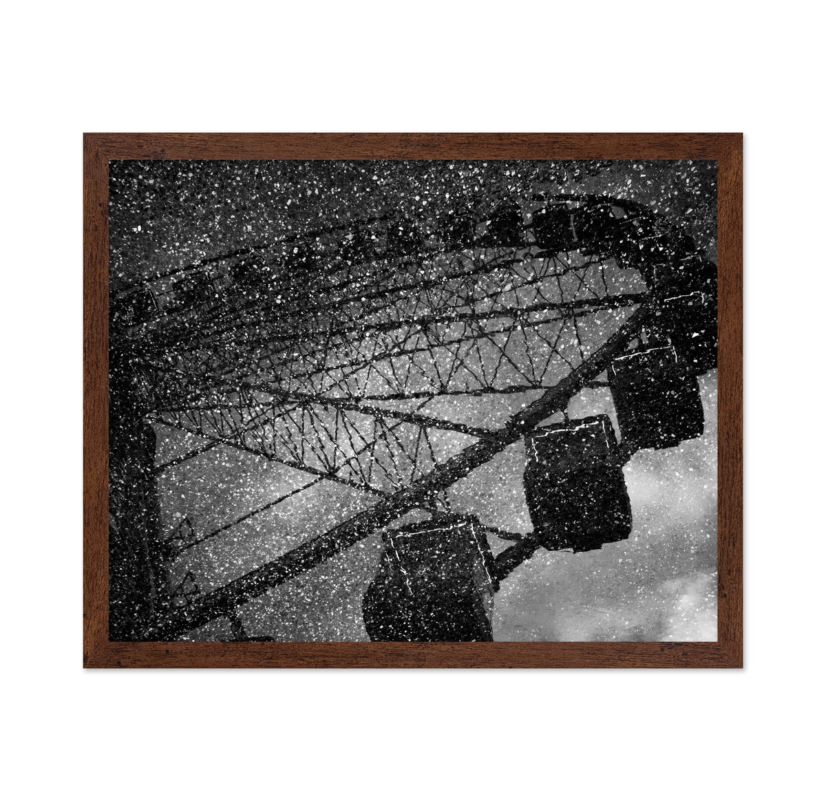 Ferris Wheel in Snowstorm