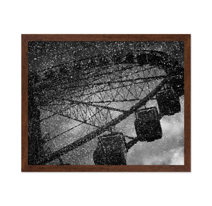 Ferris Wheel in Snowstorm