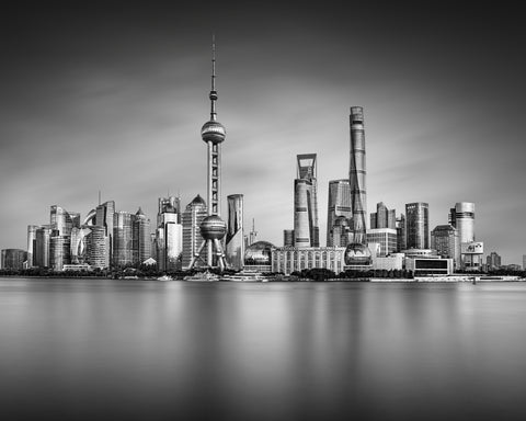 Pudong in Black & White