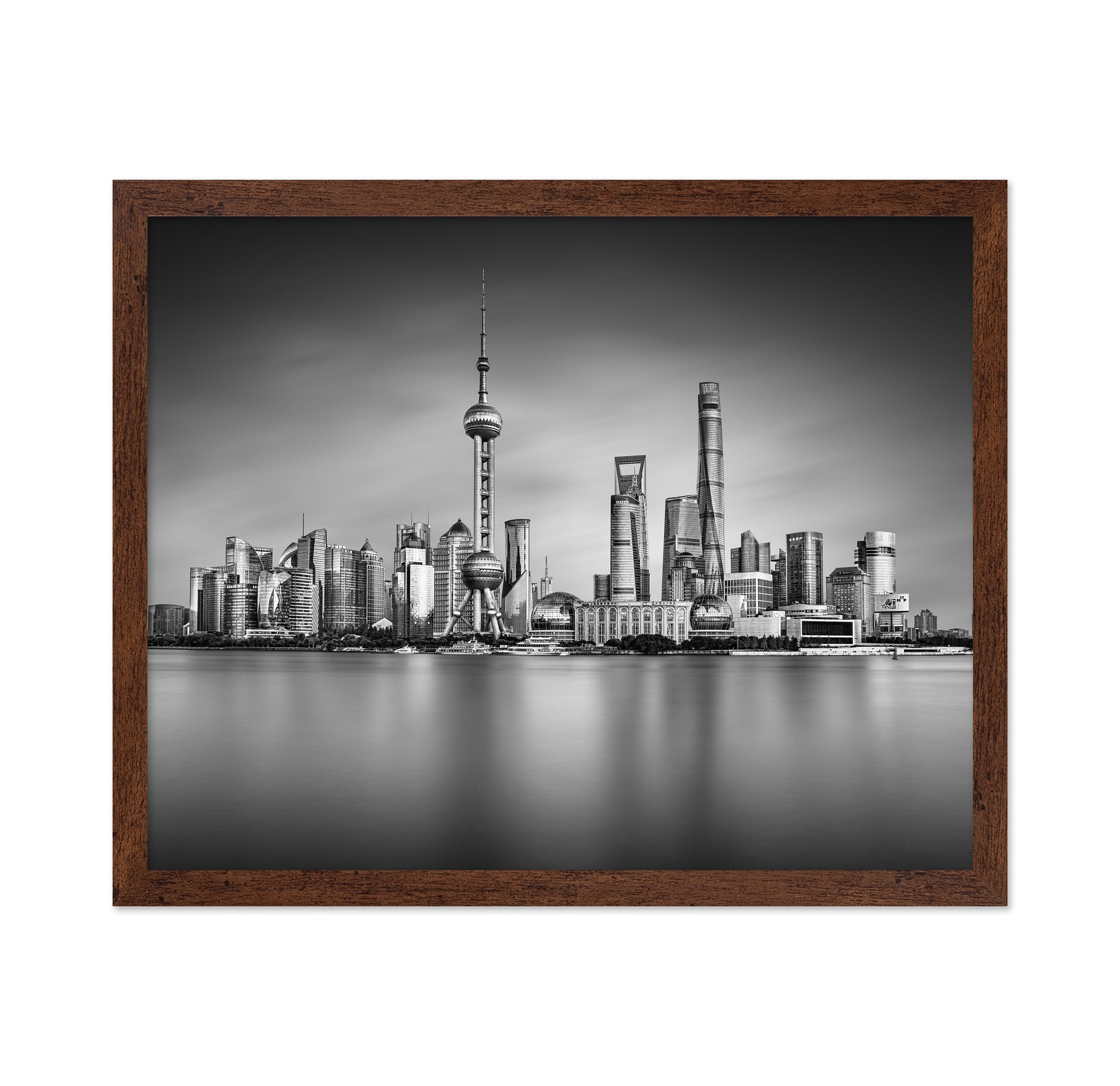 Pudong in Black & White