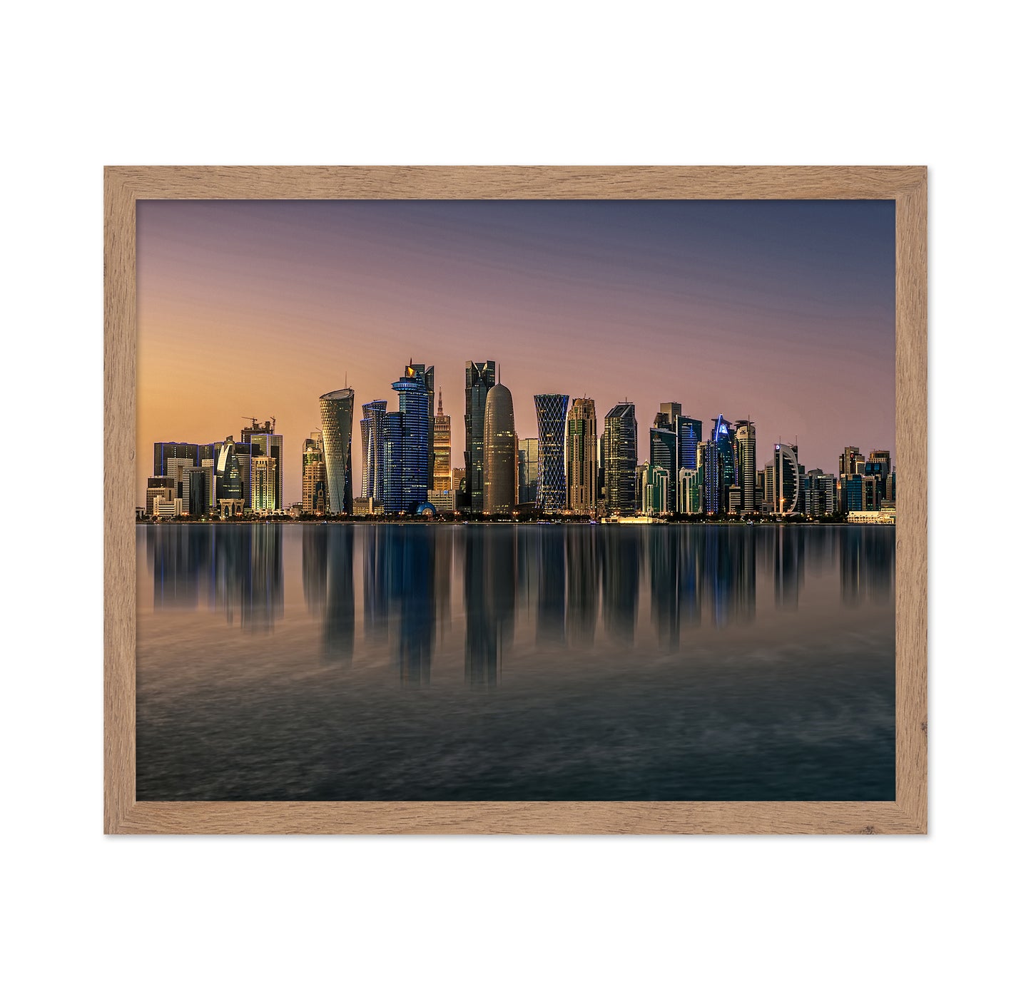 Doha Skyline at Sunset