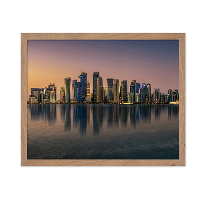 Doha Skyline at Sunset