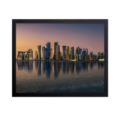 Doha Skyline at Sunset