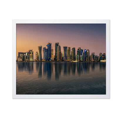 Doha Skyline at Sunset