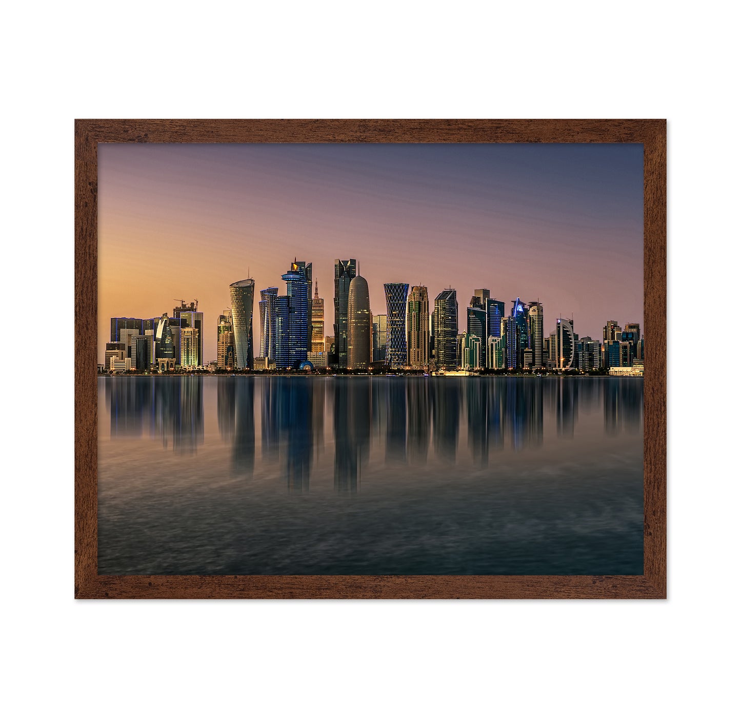 Doha Skyline at Sunset