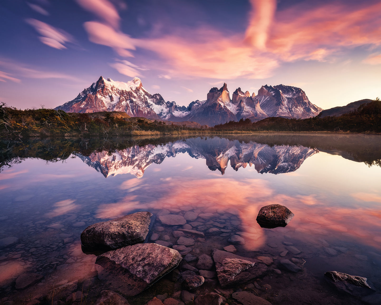 Reflections at Pehoe Lake