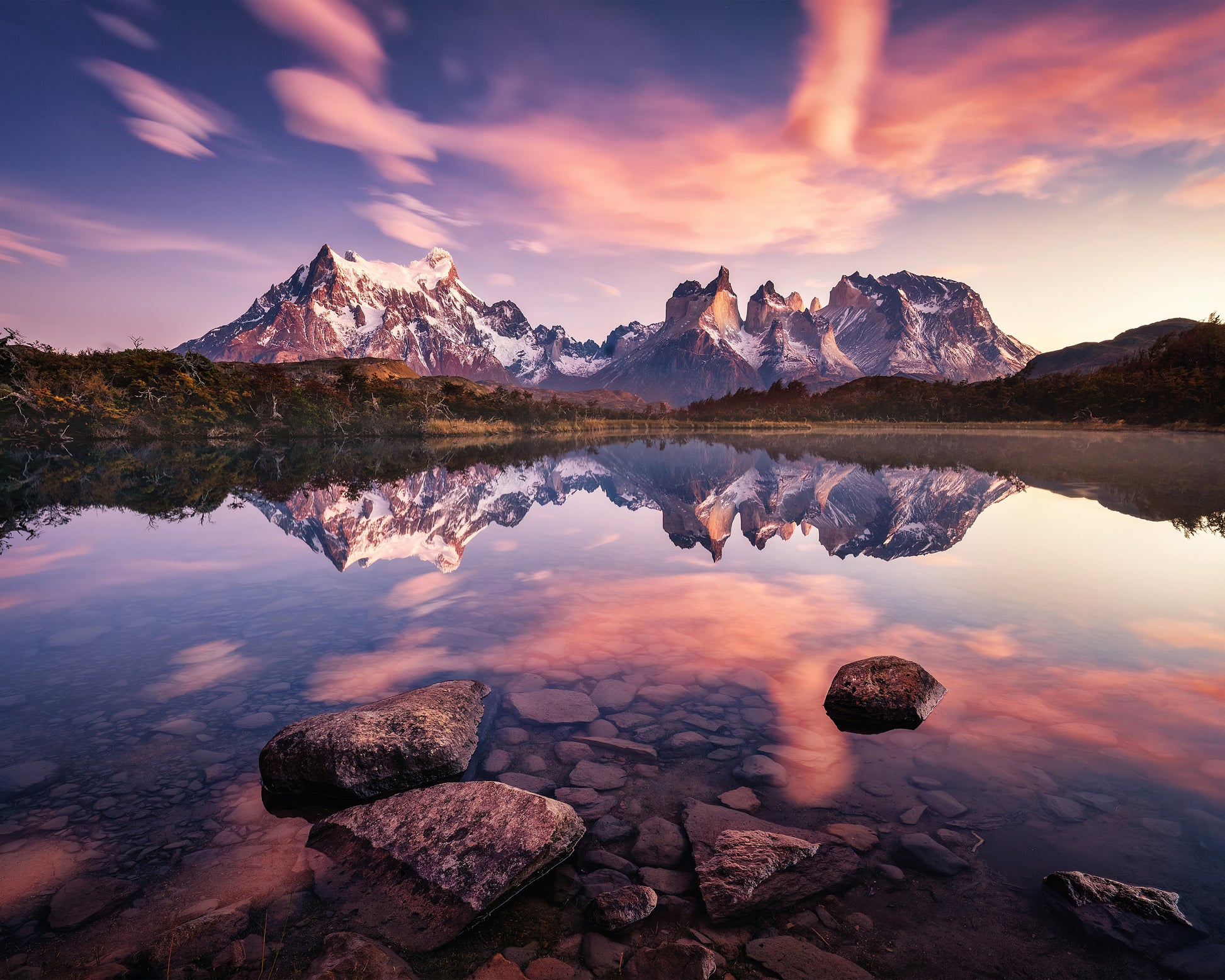 Reflections at Pehoe Lake