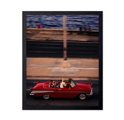 Red Car Driving