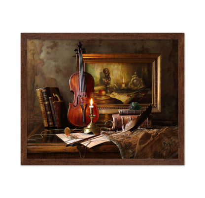 Still Life with Violin and Painting