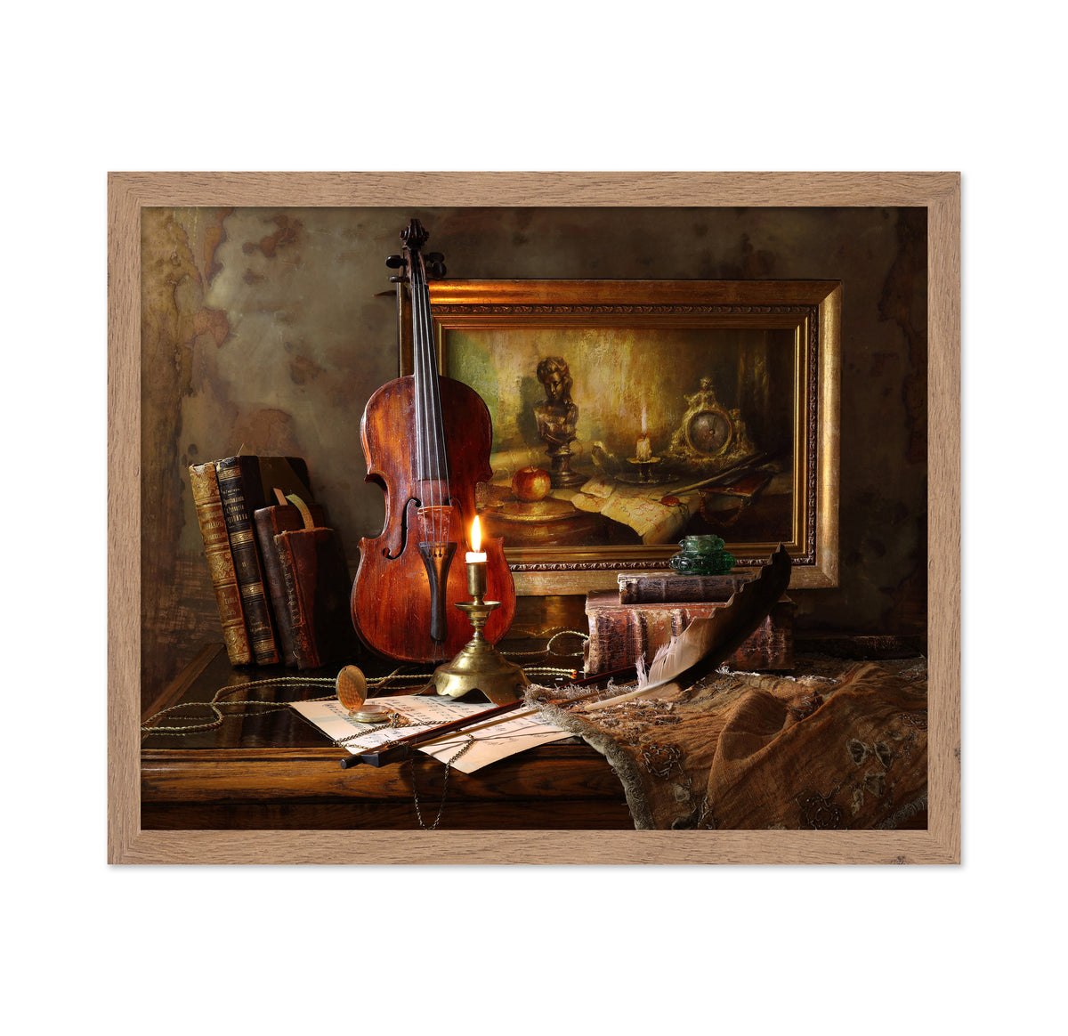 Still Life with Violin and Painting
