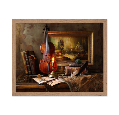 Still Life with Violin and Painting