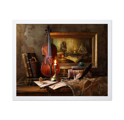 Still Life with Violin and Painting