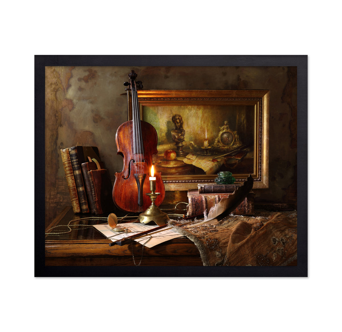 Still Life with Violin and Painting