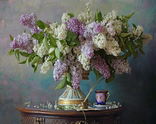 Still Life With Lilac Flowers
