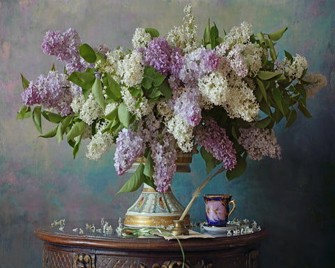 Still Life With Lilac Flowers