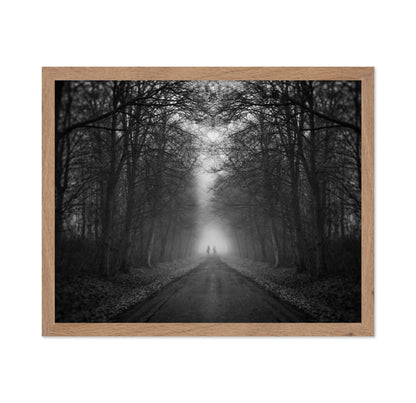 Mysterious Foggy Road