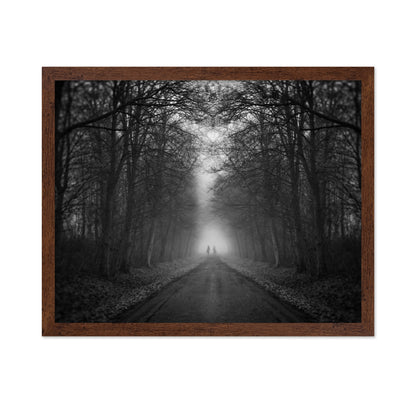Mysterious Foggy Road