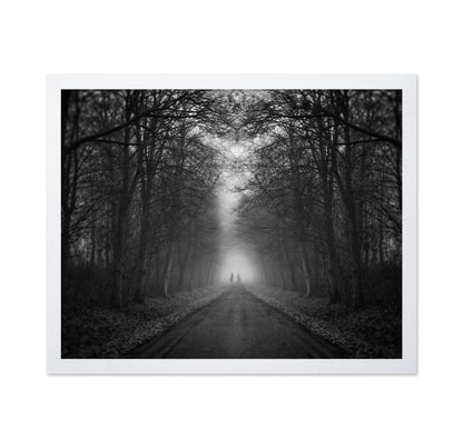 Mysterious Foggy Road