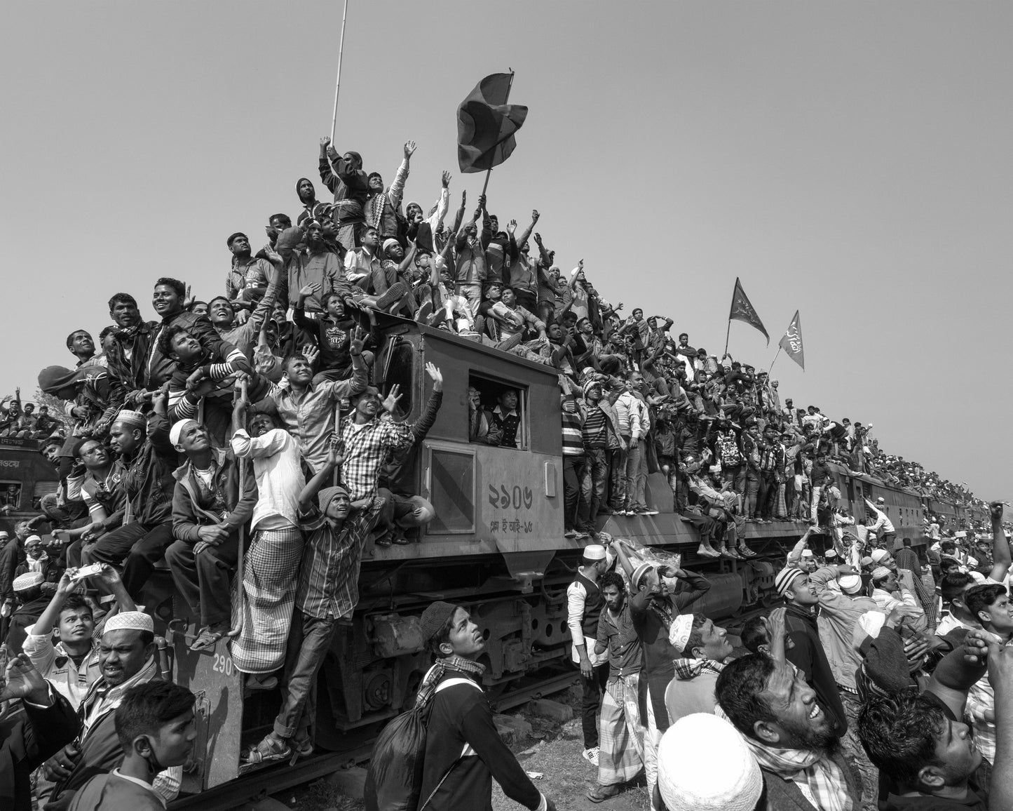 Overcrowded Train