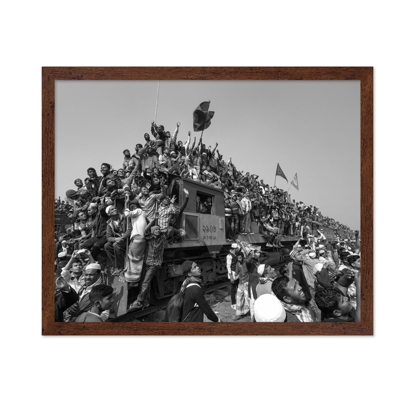Overcrowded Train