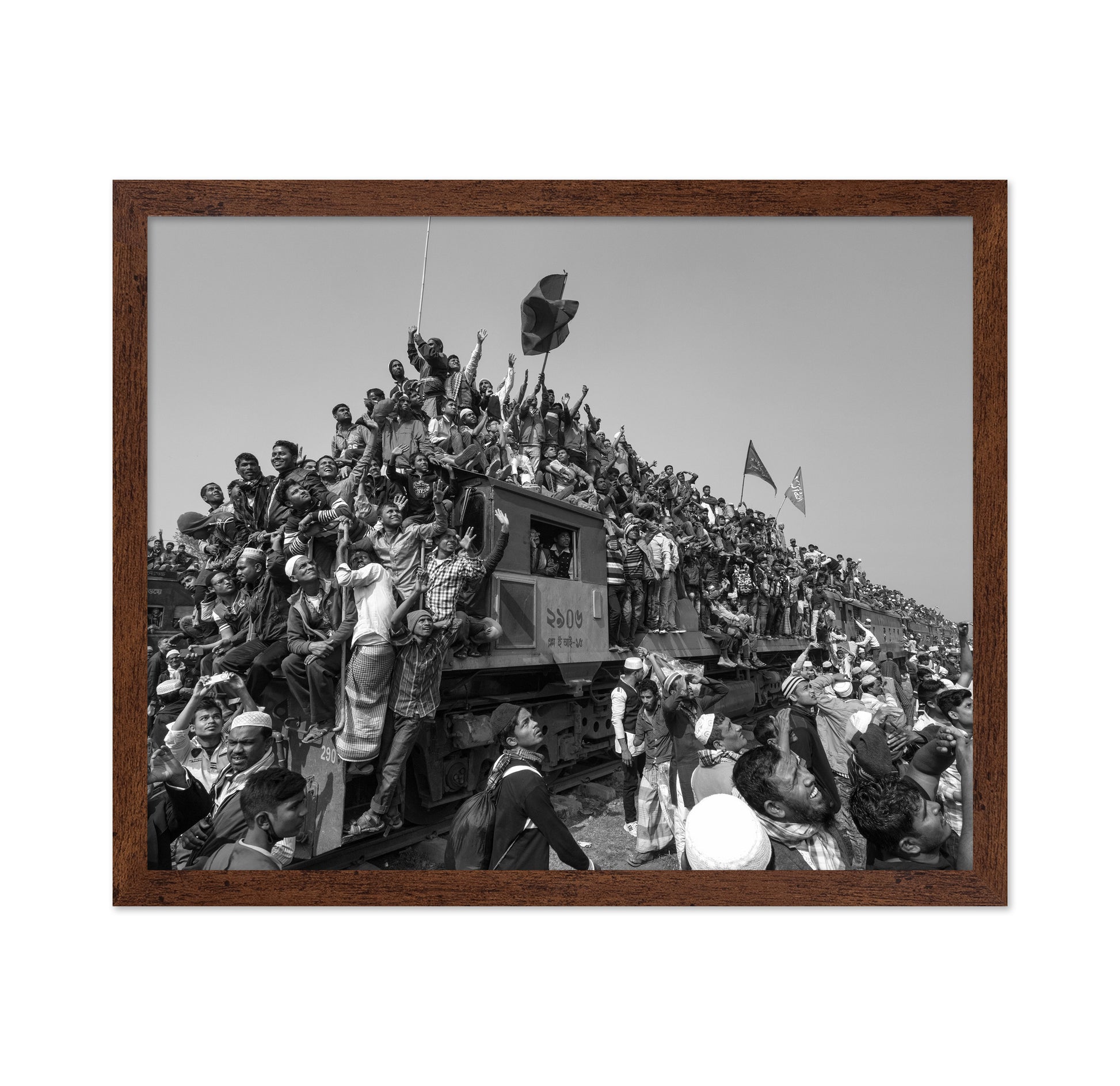 Overcrowded Train