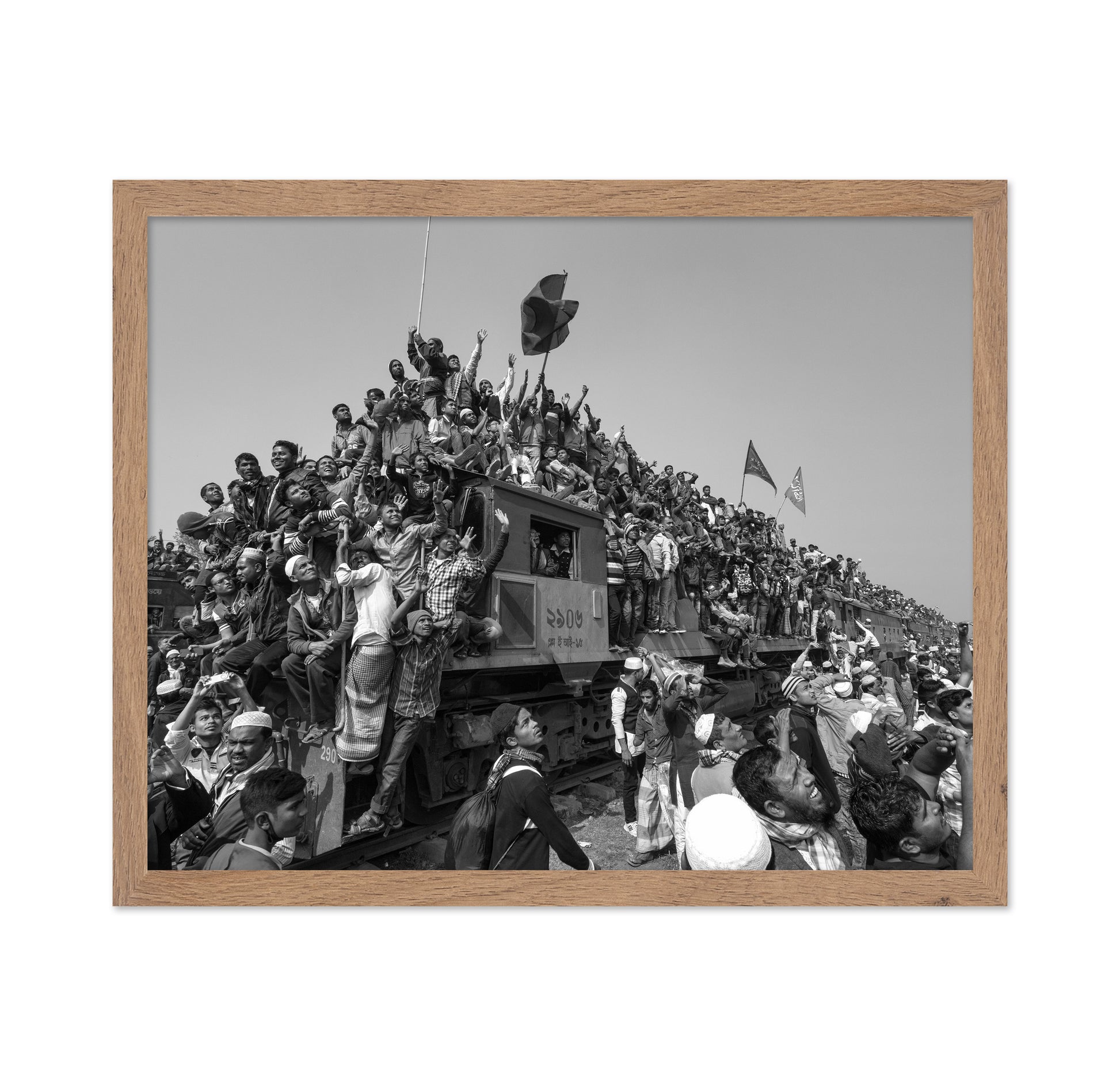 Overcrowded Train
