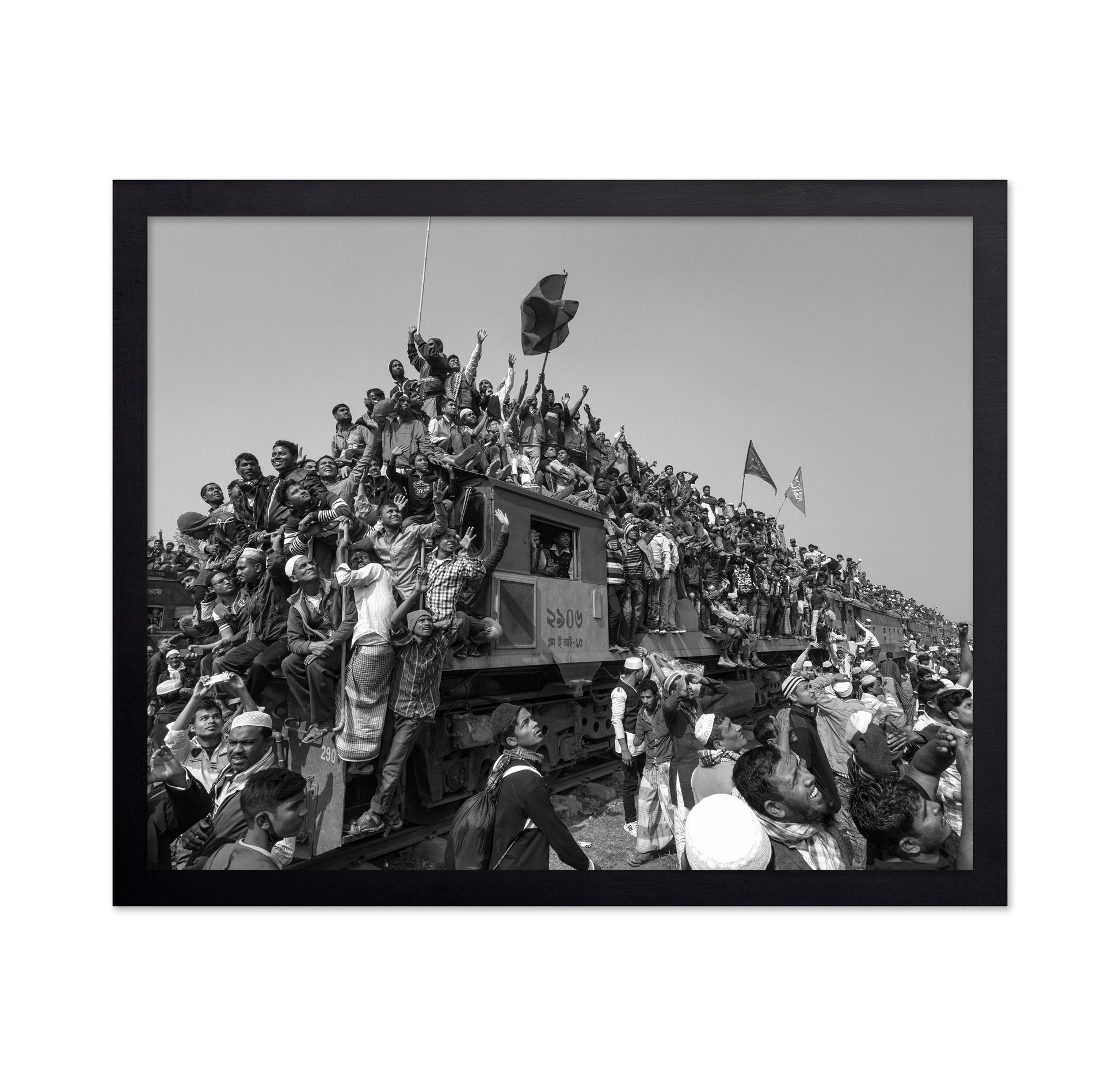 Overcrowded Train