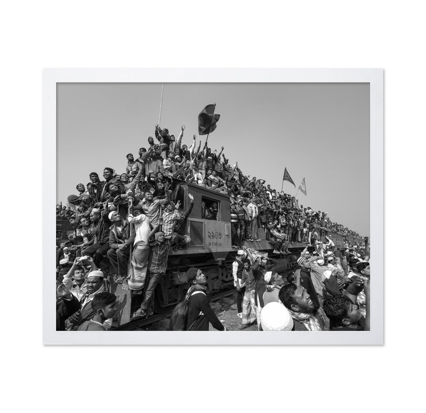 Overcrowded Train