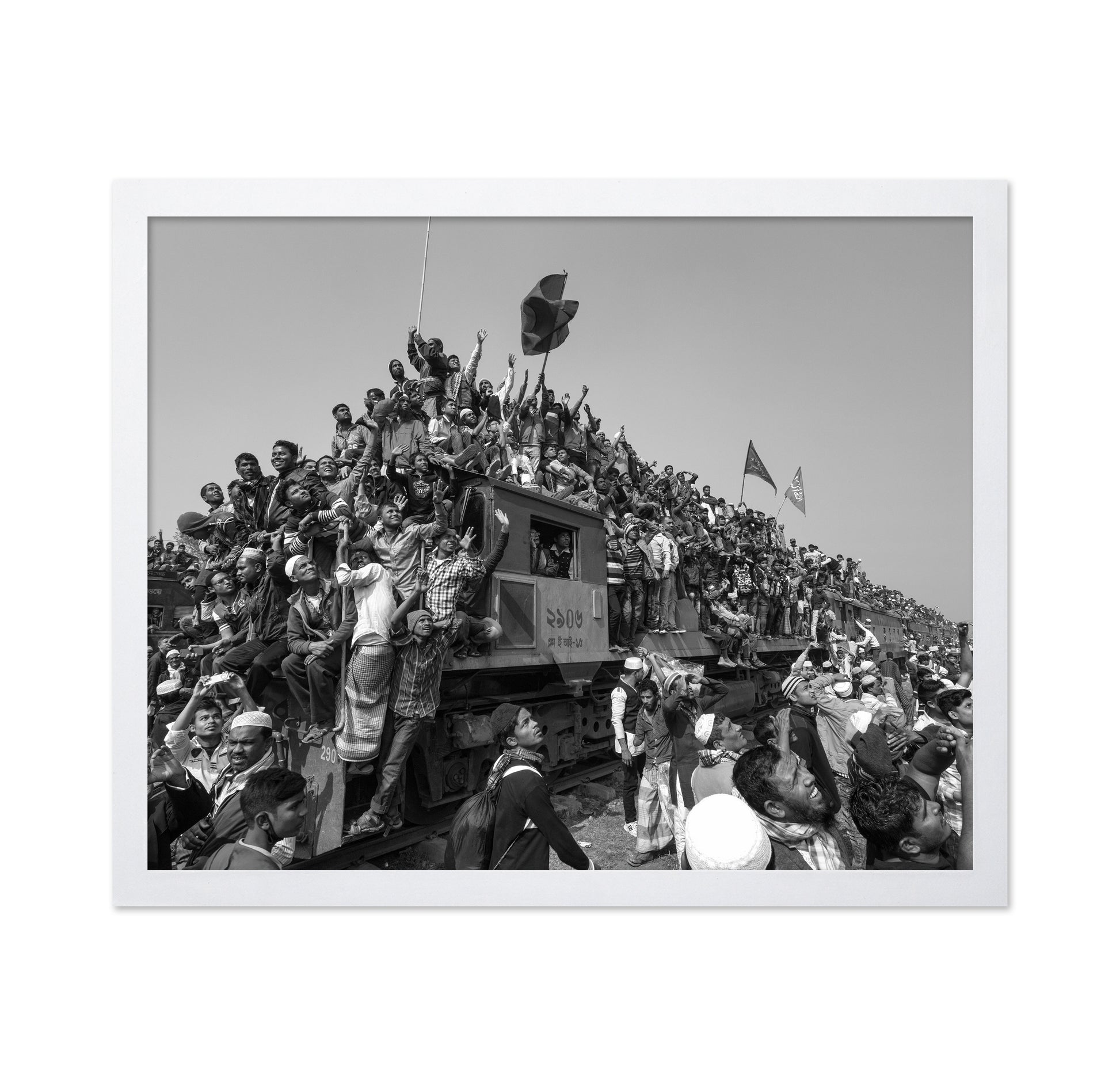 Overcrowded Train