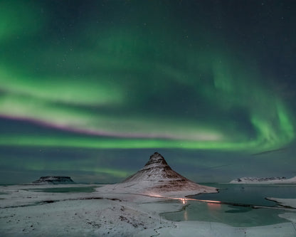 Aurora Borealis over Kirkjufell