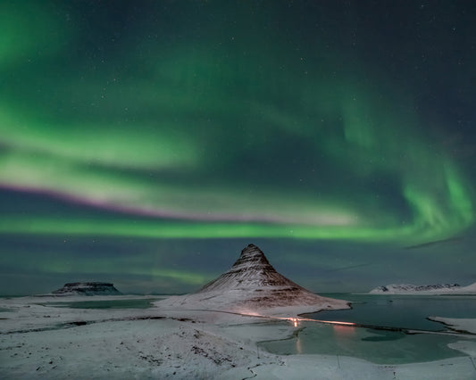 Aurora Borealis over Kirkjufell