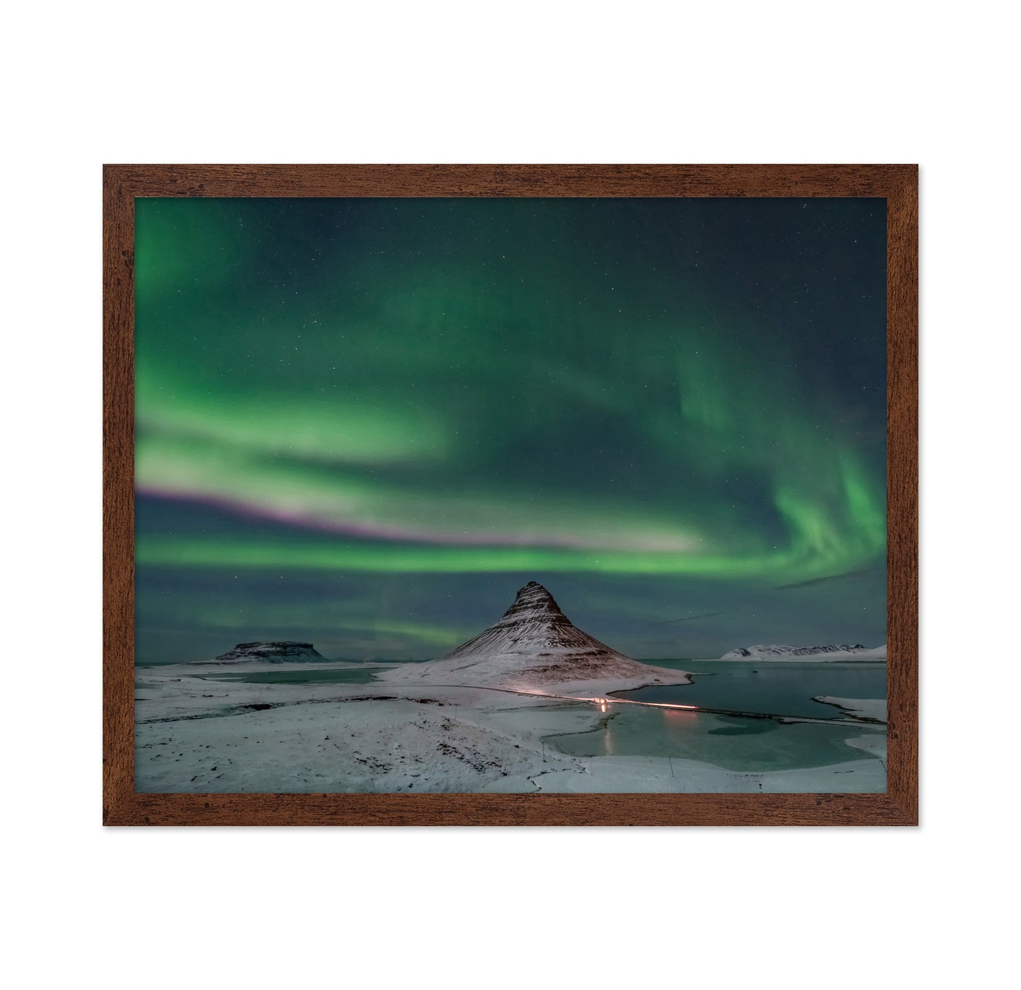 Aurora Borealis over Kirkjufell
